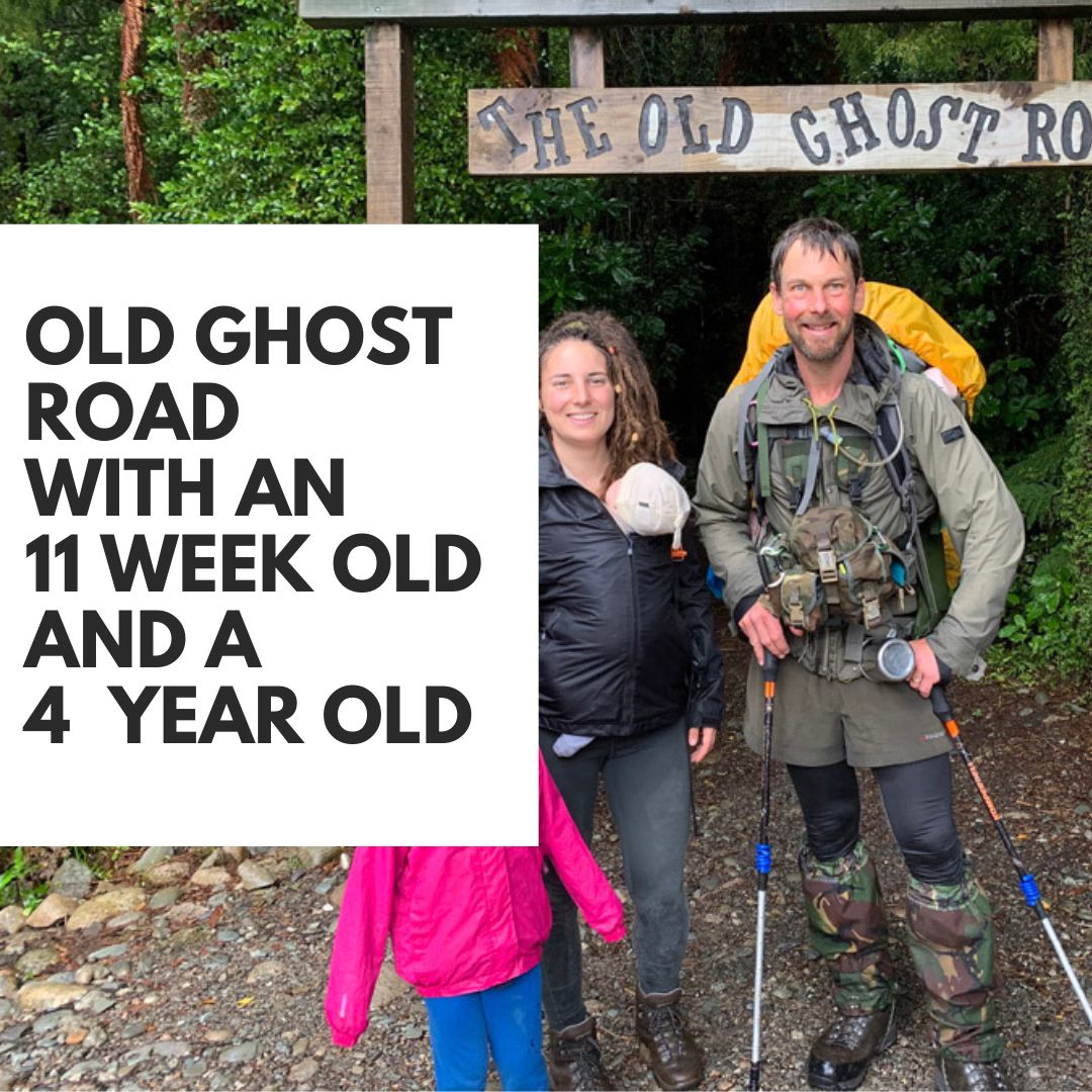 Walking the Old Ghost Road with an 11 week old & a 4yo!