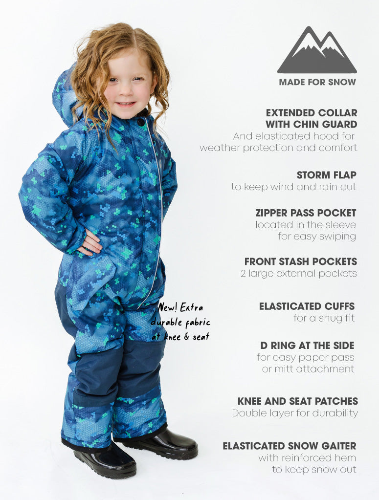 Kids Snowrider One Piece Snowsuit