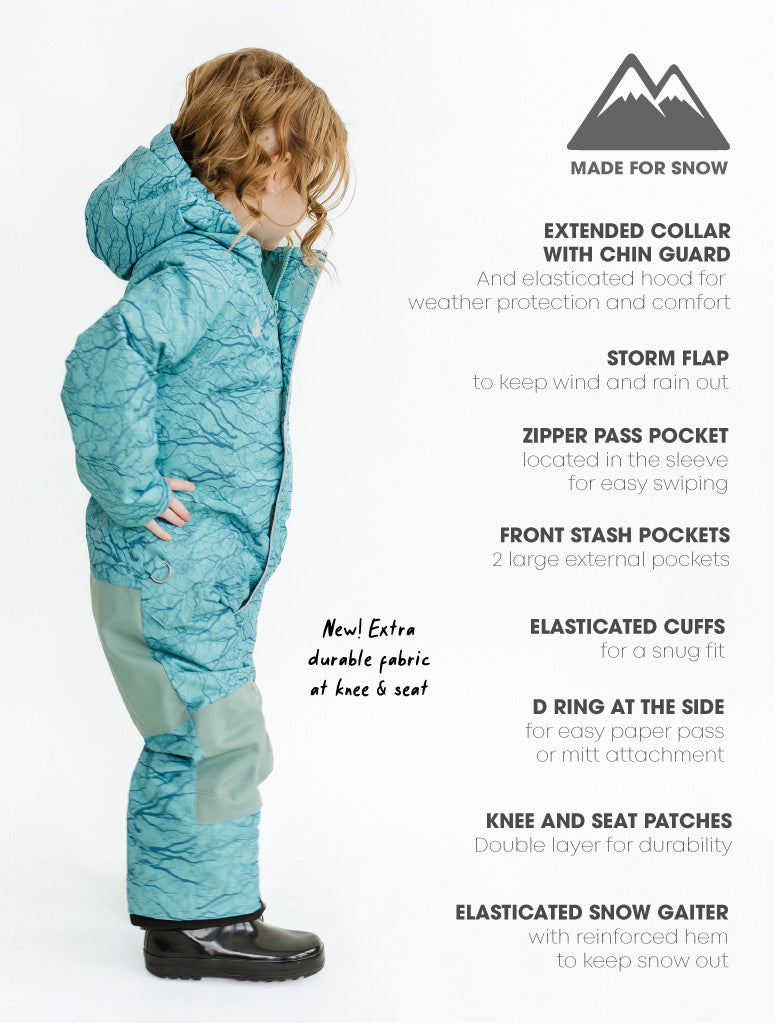Kids Snowrider One Piece Snowsuit