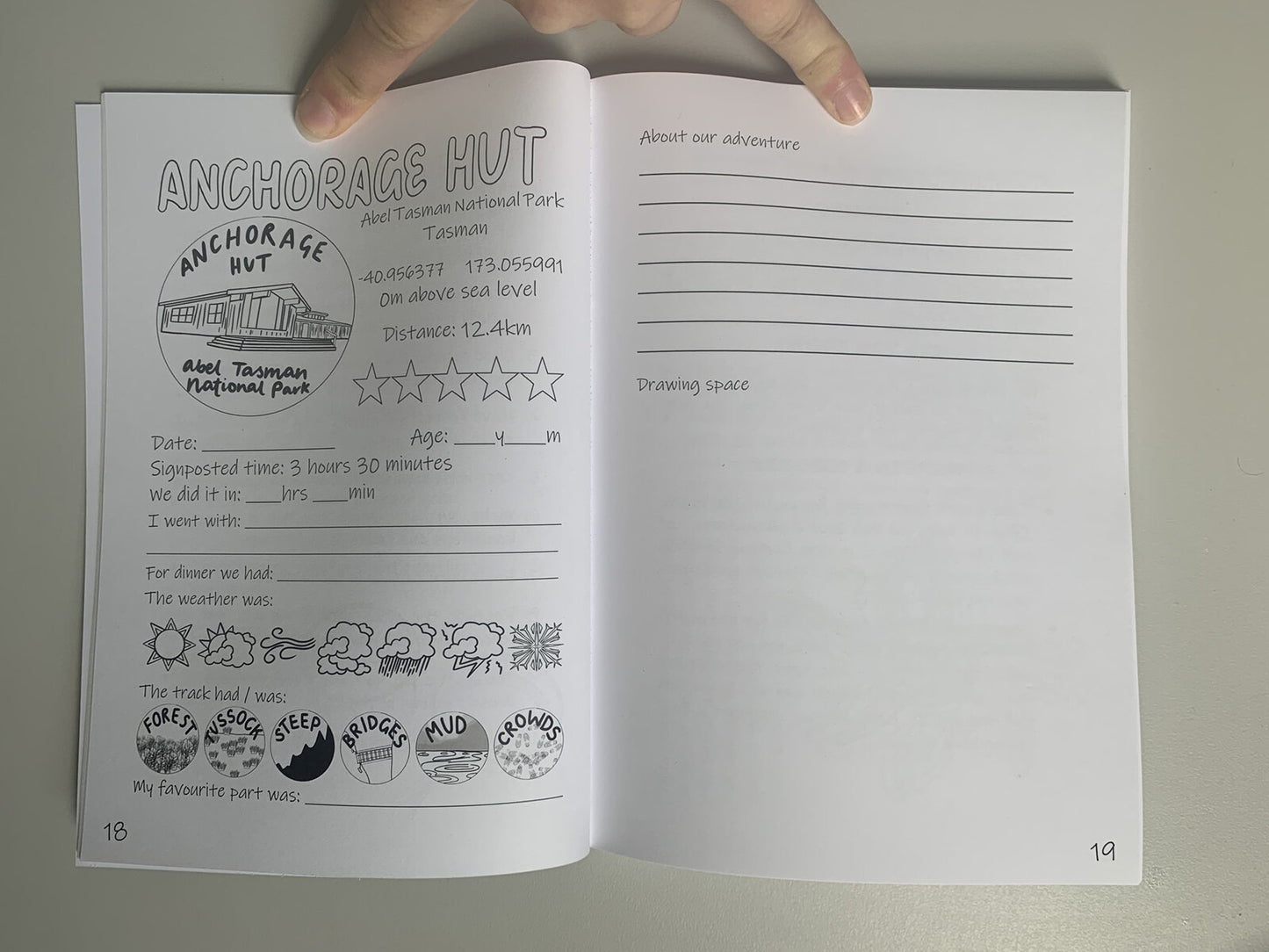 My Overnight Adventure Journal - Te Waipounamu South Island