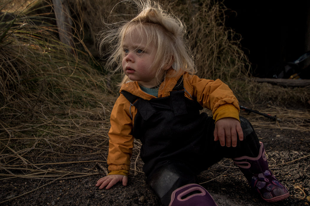 best waterproof overalls pants for hiking and tramping with kids
